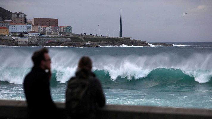 A partir de hoy - Así está azotando la península el temporal Gloria