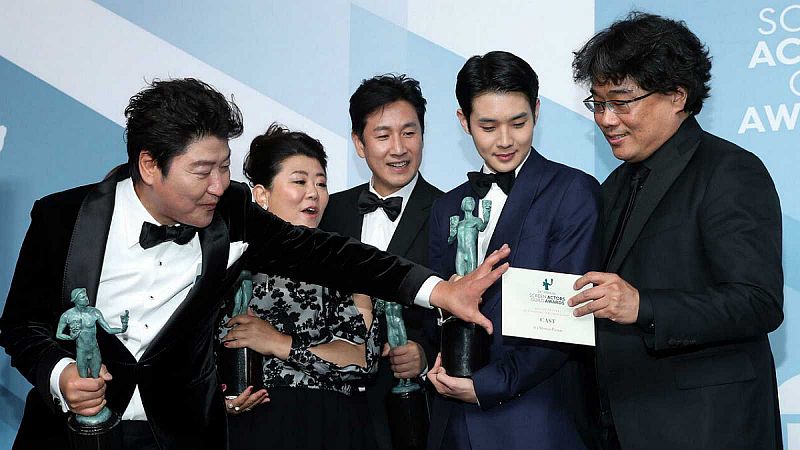 'Parásitos' da la campanada en los premios del Sindicato de Actores de Hollywood | Ver