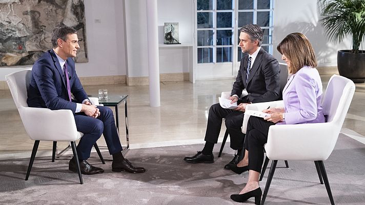 Entrevista al presidente del Gobierno Pedro Sánchez