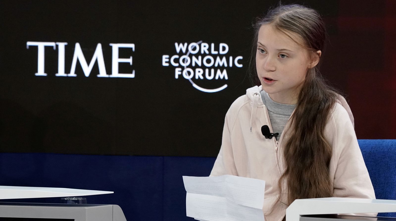 Greta Thunberg denuncia en Davos la inacción del poder