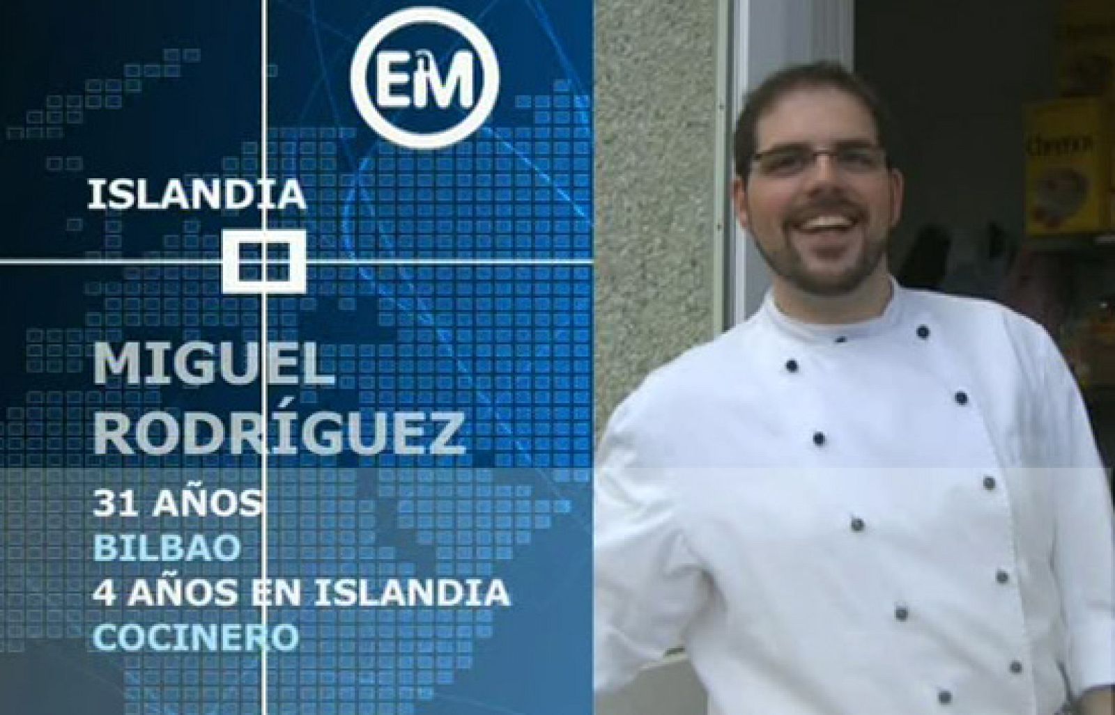 Españoles en Islandia. Miguel