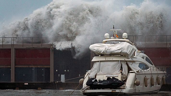 Telediario 1 - "Gloria", un borrasca histórica