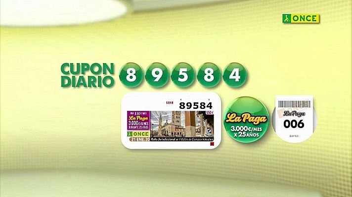 Sorteos ONCE - Sorteo ONCE - 21/01/20