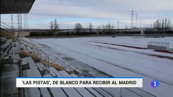 Telediario 1 - Las Pistas, el campo humilde en el que Real Madrid y Unionistas jugarán este miércoles