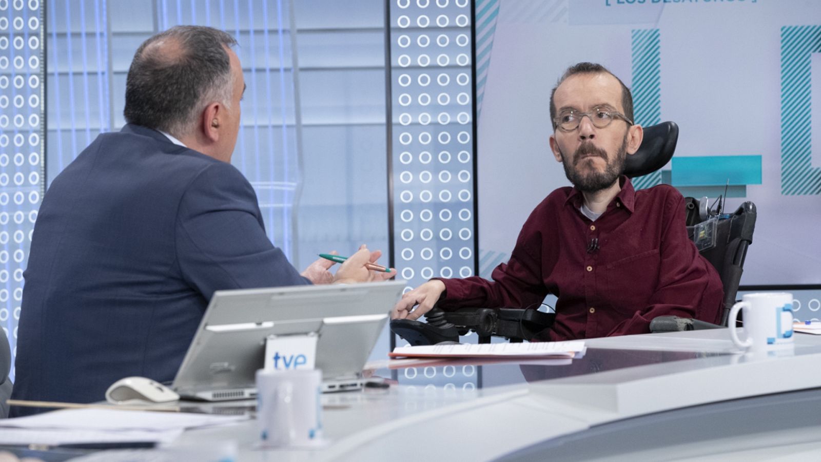 Los desayunos de TVE - Pablo Echenique, portavoz de Unidas Podemos en el Congreso y Juan Marín, vicepresidente de la Junta de Andalucía - RTVE.es