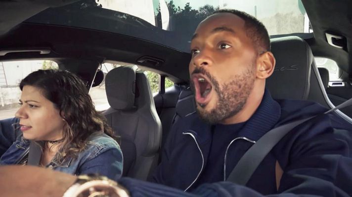 Telediario 1 - Will Smith se convierte en chófer, por unas horas, sorprendiendo a sus clientes