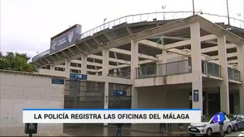 Registran la sede del Málaga por orden judicial - RTVE.es | Ver