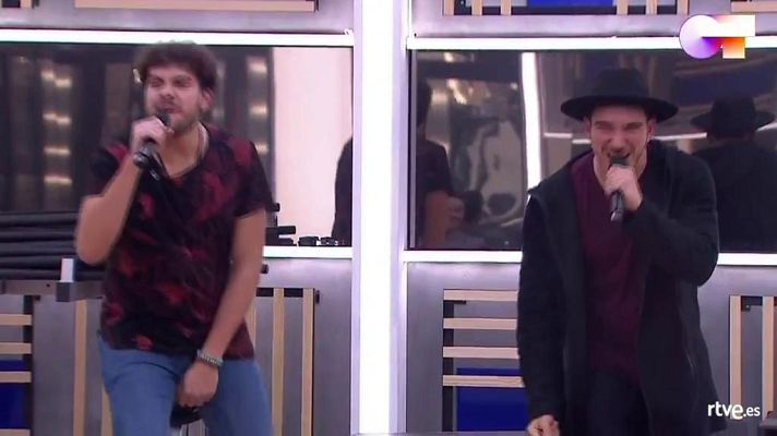 OT 2020 - Bruno y Javy cantan "Mucho mejor" en el primer pase