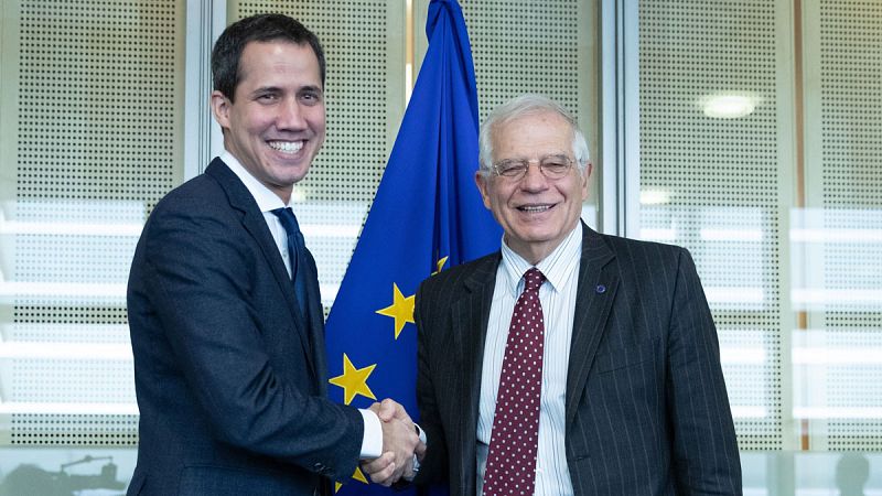 Guaidó pide "elecciones libres" en Venezuela durante su visita a Bruselas