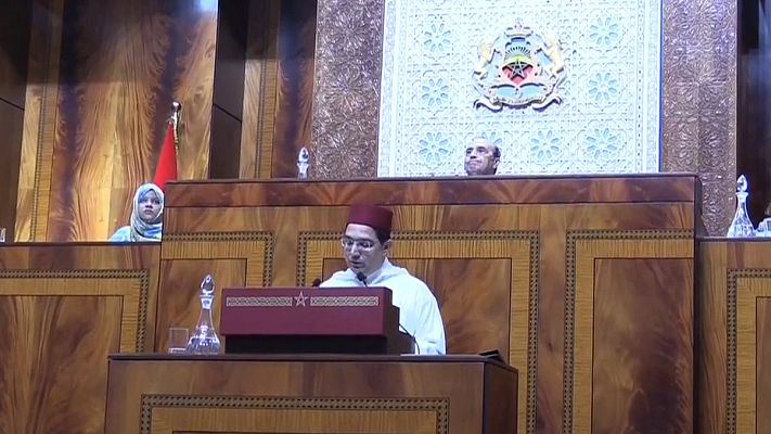 Telediario 1 - España rechaza que Marruecos intente delimitar sus aguas