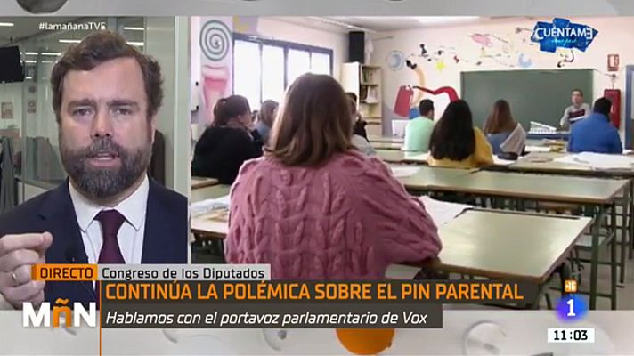 La mañana - Vox justifica los bulos virales que usa en Twitter para defender el 'pin parental'