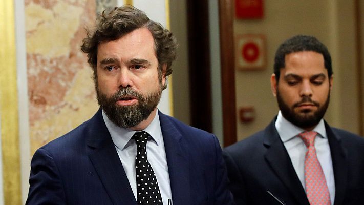 Telediario 1 - Espinosa de los Monteros justifica el mensaje que provocó el cierre de la cuenta de Vox en Twitter