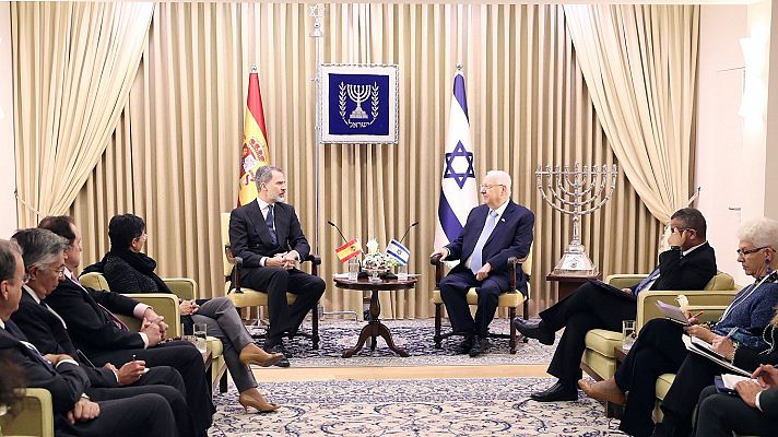 Felipe VI se reúne con el presidente de Israel 