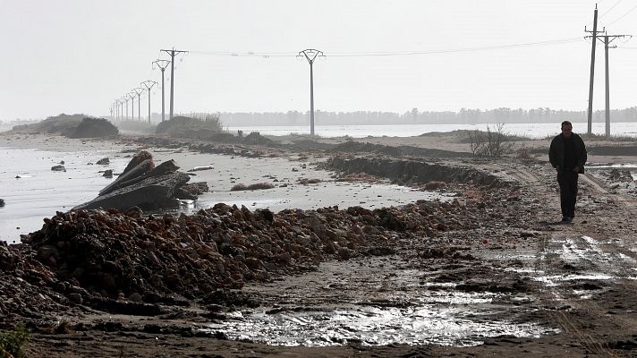 Piden la declaración de zona catastrófica para el Delta del Ebro