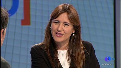 Laura Borrs, de JxCat, defensa un tancament de files amb Quim Torra a El Debat de La 1