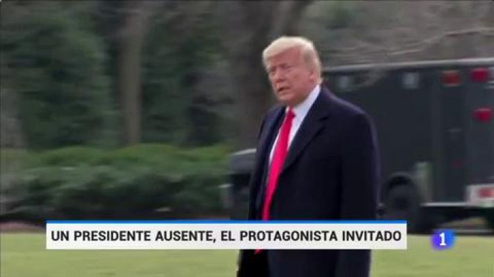 Telediario 1 - Trump, el gran protagonista ausente del 'impeachment'