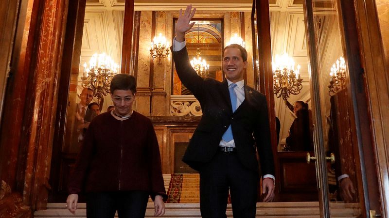 Juan Guaidó llega a España, donde cierra su gira por Europa