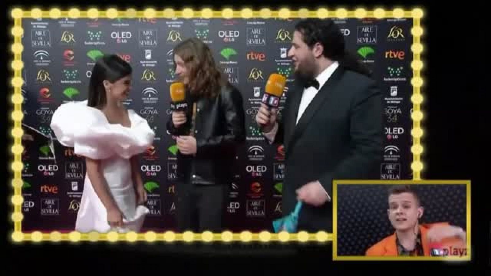 Premios Goya- Dulceida conoce por fin a Grison | Ver