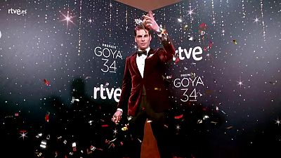 Premios Goya - Jon Kortajarena posa en la cmara glamur