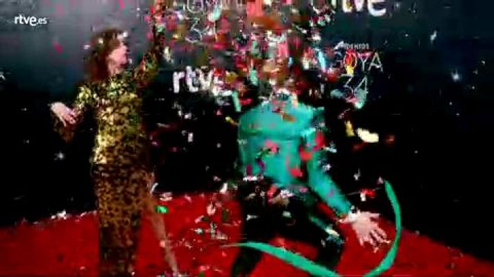 Premios Goya - Macarena Gómez y Aldo Comas, divertidos en la cámara glamur