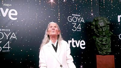 Goya 2020 - Benedicta Snchez en la cmara glamur en la noche en la que gan su Goya a Actriz Revelacin