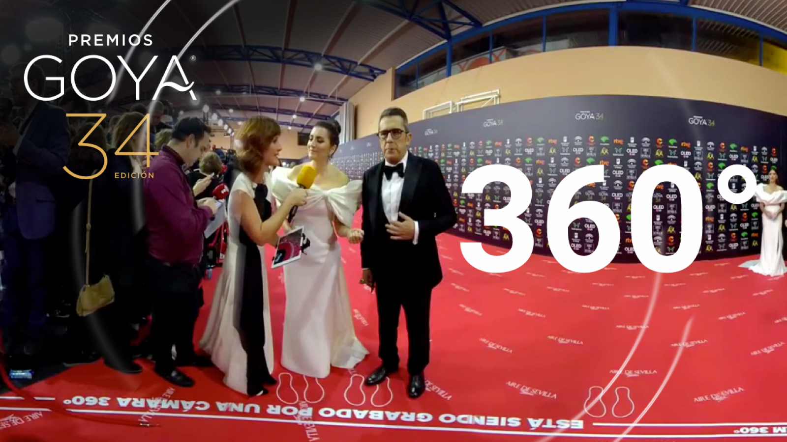 Andreu Buenafuente y Silvia Abril descubren la cámara 360º de los Premios Goya 2020