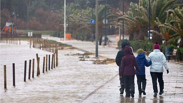La borrasca Gloria deja cuantiosos daños materiales en Málaga