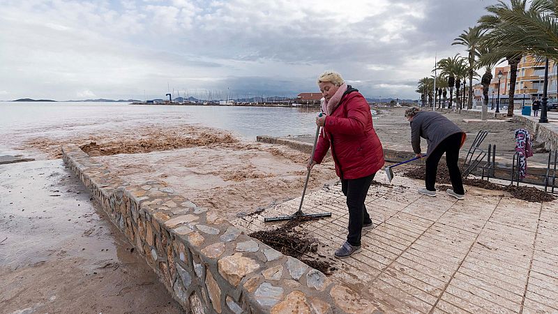 Manifestación en Los Alcázares para reclamar medidas contra las inundaciones