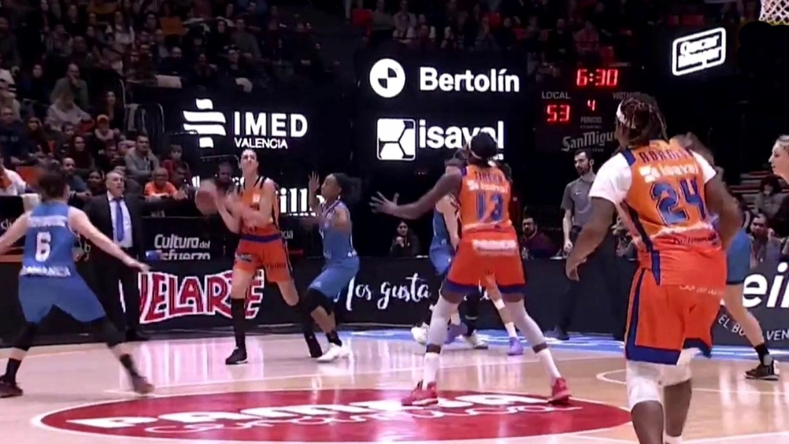 Baloncesto - Liga femenina Endesa. 18ª jornada: Valencia Basket - Perfumerías Avenida - RTVE.es