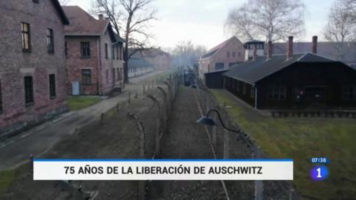 Telediario 1 - Se cumplen 75 años de la liberación de Auschwitz