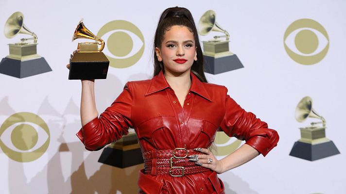 Informativo 24h - Rosalía, primera artista española en ganar un Grammy: "El flamenco es la expresión más bella del arte"