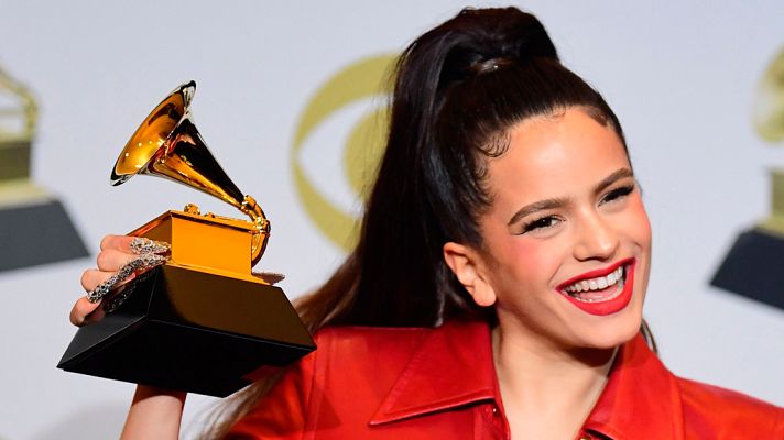 Telediario 1 - Rosalía, primera artista española en ganar un Grammy en una gala dominada por Billie Eilish