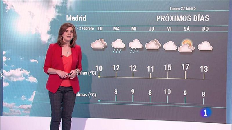  El Tiempo en la Comunidad de Madrid - 27/01/20 ¿ ver ahora 