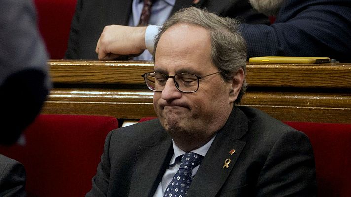 Telediario 1 - La división entre Junts y ERC resquebraja el Govern