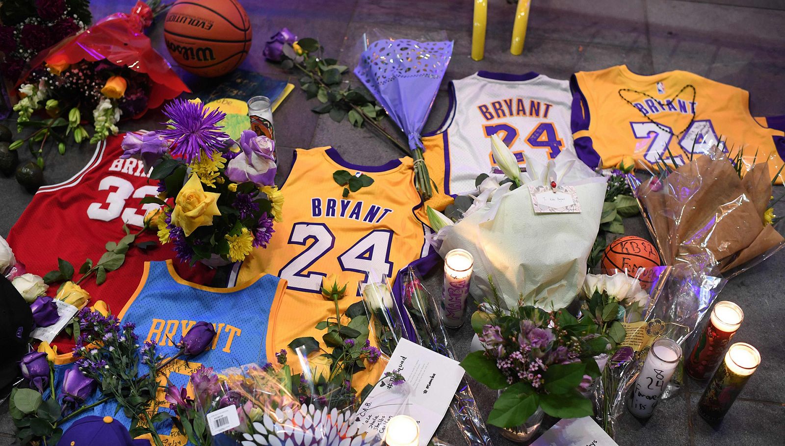 Los homenajes a Kobe Bryant se suceden en Estados Unidos