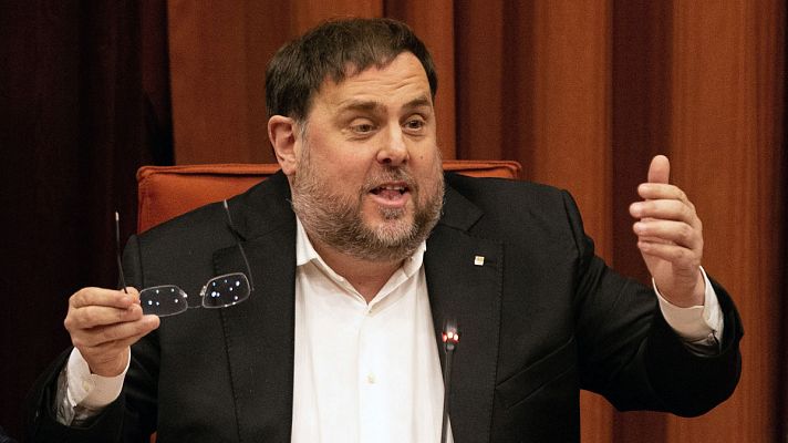 Telediario 1 - Junqueras pide al soberanismo "aprovechar" el diálogo con el Gobierno y sumar mayorías para un nuevo referéndum
