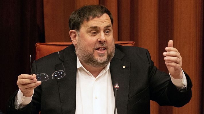 Telediario 1 - Junqueras pide al soberanismo "aprovechar" la mesa de diálogo entre el Gobierno y la Generalitat