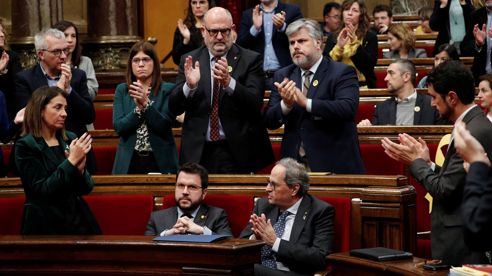 Torra retrasa la reunión del Gobierno catalán para hacer una declaración institucional - RTVE.es
