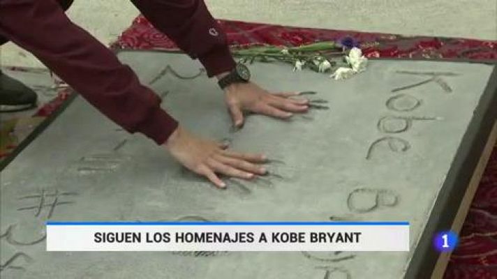 Telediario 1 - Gasol se lesiona e Ibaka sobresale en una jornada de más homenajes a Bryant