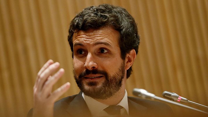 Casado anuncia una querella contra Torra mientras el Gobierno confía en que las elecciones en Cataluña no compliquen el apoyo de ERC a los Presupuestos