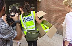 Los Mossos registran el Palau