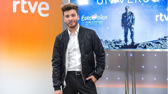 Eurovisión - Rueda de prensa "Universo", la canción de Blas Cantó