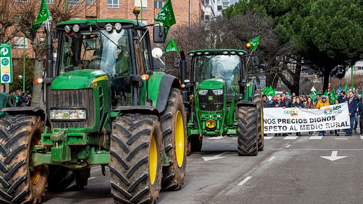 Los olivareros cortan carreteras en Jaén para reclamar precios justos