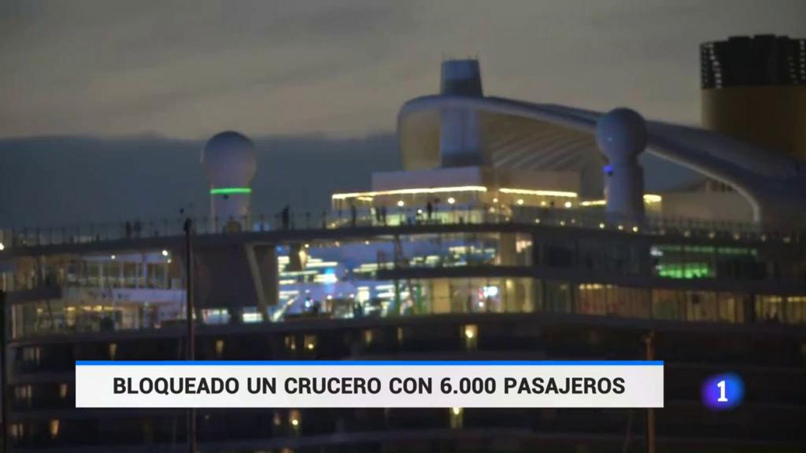 Italia descarta el caso de coronavirus en el crucero bloqueado en Civitavecchia