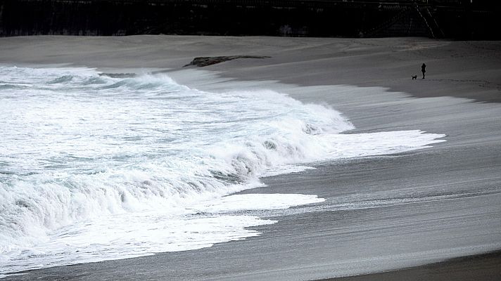 Lluvias en el norte y oeste peninsular, fuertes en Galicia