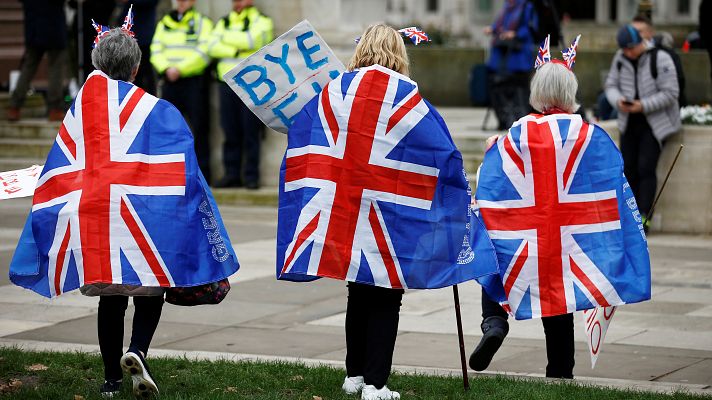 Telediario 1 - 'Brexit': La alegría de los vencedores