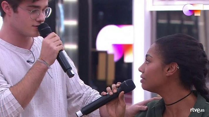 OT 2020 - Nia y Gèrard cantan "La despedida" 2o pase de micros