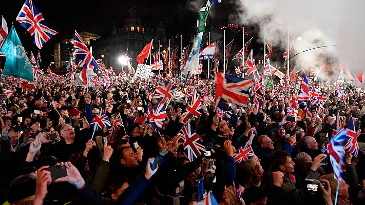 Informativo 24h - Así ha sido el momento en el que el Reino Unido ha abandonado la Unión Europea