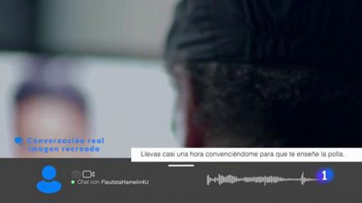 Telediario 1 - Cada día seis menores son víctimas de ciberdelitos en España