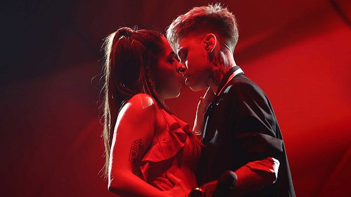 OT 2020 - Anajú y Hugo cantan "Señorita" en la Gala 3